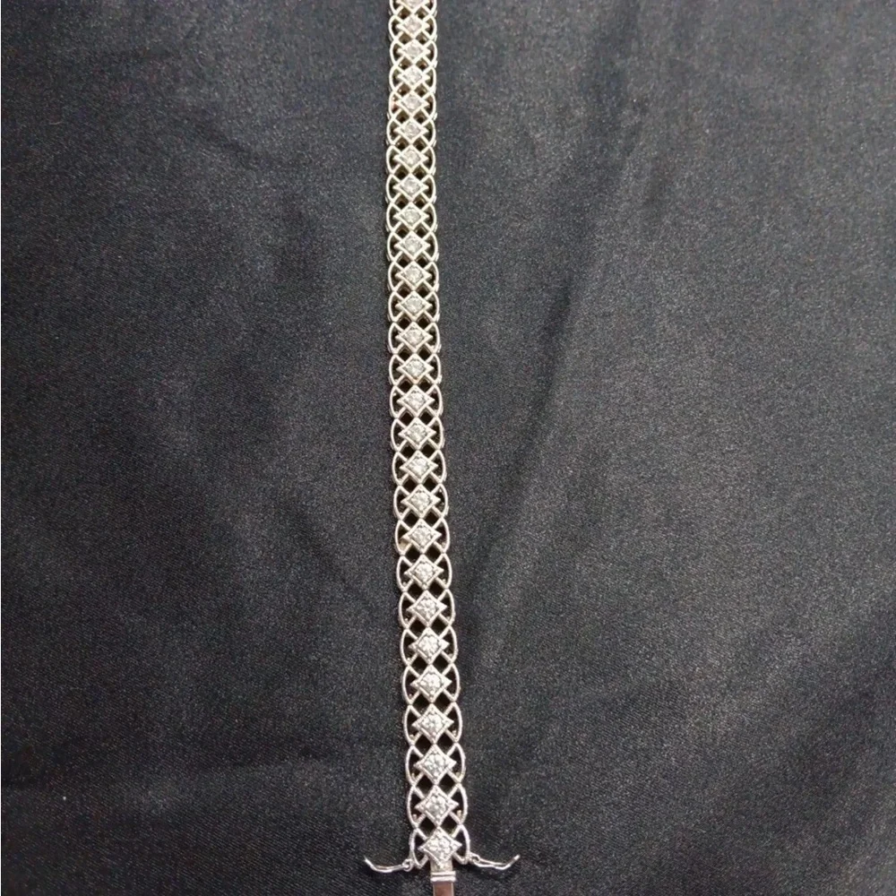 Tacori sterling silver Cubic Zirconia bracelet